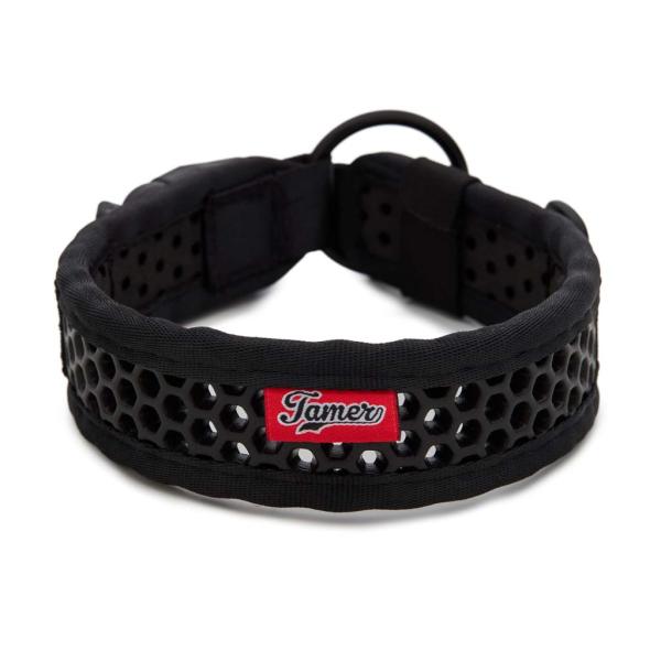 SOFTY Halsband | Länge: 35-41cm | Breite: 3,8cm | Farbe: schwarz/schwarz